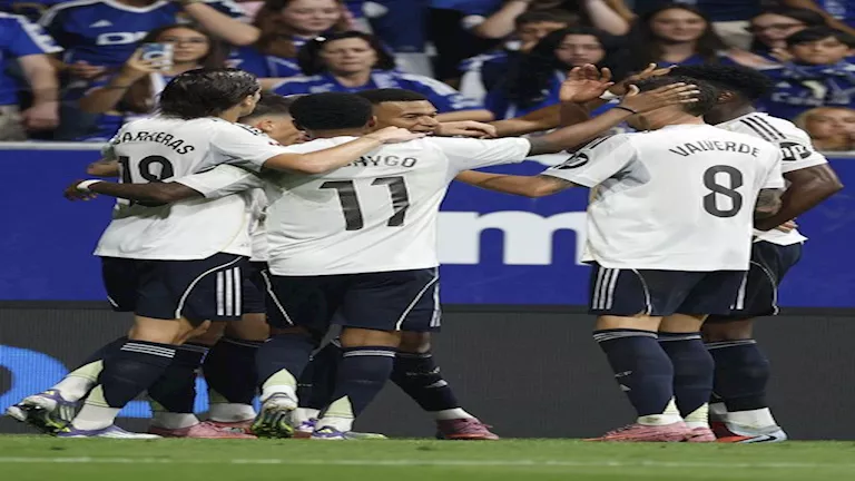 ريال مدريد يحقق فوزًا مهمًا على ريال أوفيدو في الدوري الإسباني الممتاز