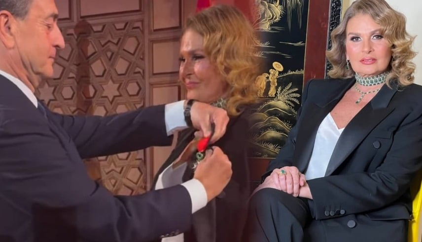 تكريم الفنانة يسرا فرنسا