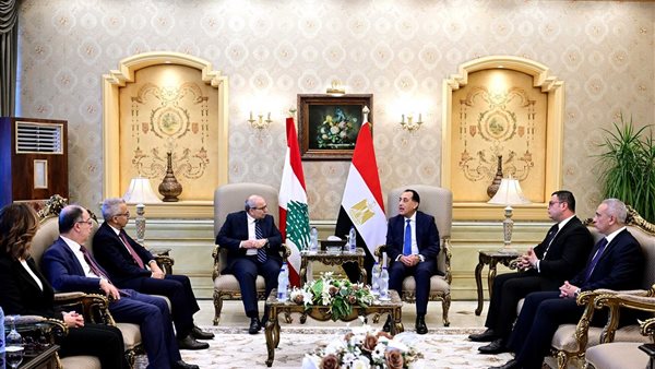 مدبولي يرحب برئيس الوزراء اللبناني
