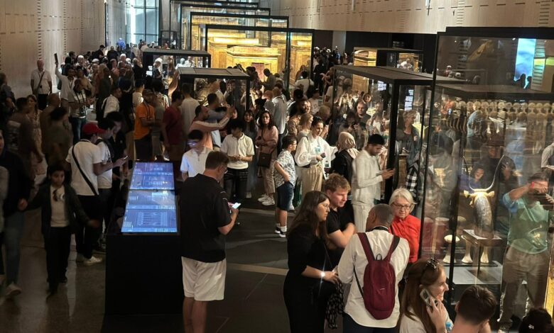 إقبال قياسي على المتحف المصري الكبير